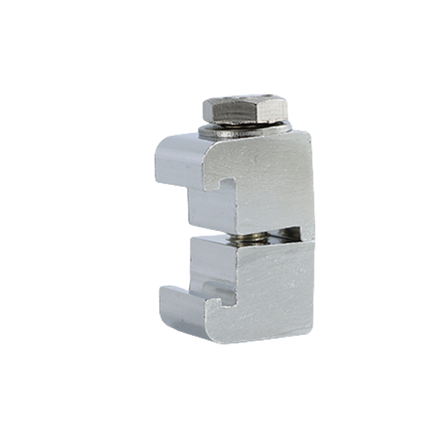 Abrazadera sanitaria en forma de C de doble garra de acero inoxidable con perno 