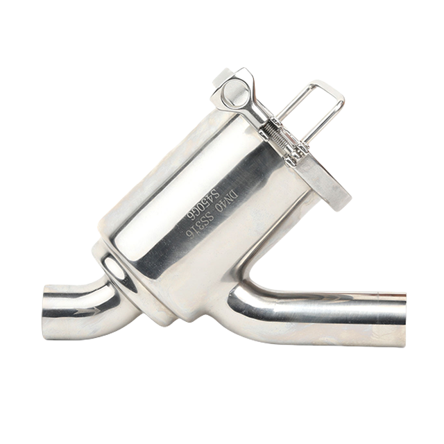 Filtro sanitario de trampa de suciedad de acero inoxidable con malla de alambre fino