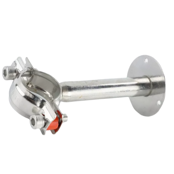  Colgador de anillo de abrazadera de soporte de tubo de montaje de acero inoxidable con tornillos para sujetar tubos