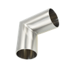 Acero inoxidable S2CKW DIN11851 BPE JN-FT-20 7005 Codo de soldadura de 90 grados estándar 