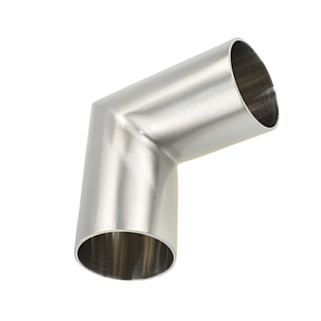 Acero inoxidable S2CKW DIN11851 BPE JN-FT-20 7005 Codo de soldadura de 90 grados estándar 
