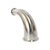 Codo Triclamp de 90 grados SMS 3A 3A JN-FT-20 3004 de gran diámetro de acero inoxidable