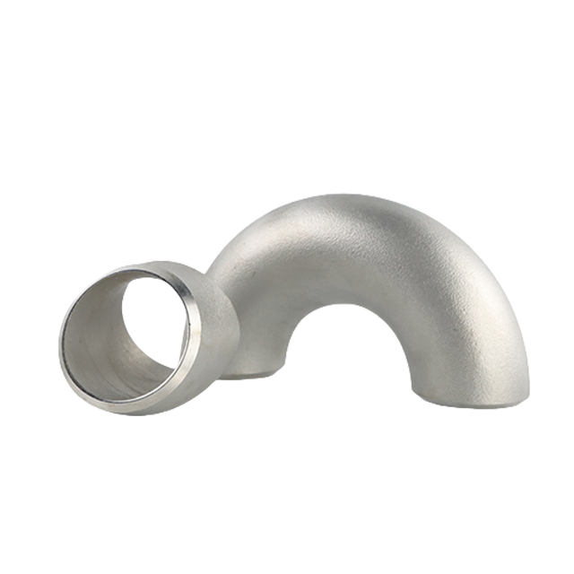 Acero inoxidable DIN11851 2S BPE JN-FT-20 7004 codo estándar de 180 grados