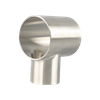 Camiseta de tubo de tres vías pulida ISO L7WWW AS1528.3 higiénica de acero inoxidable JN-FT-23 8007