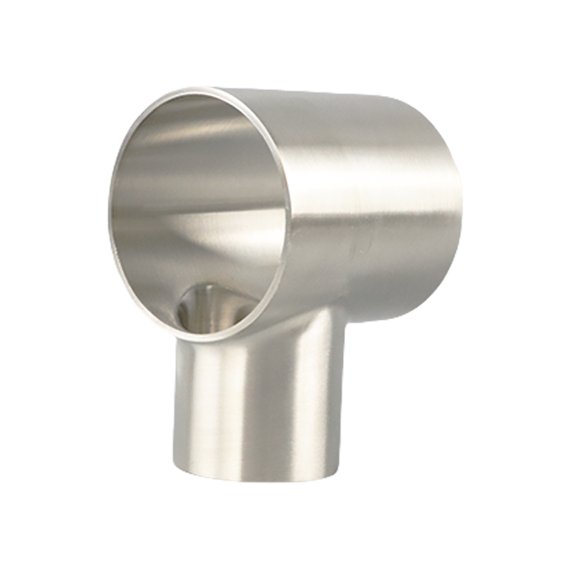 Camiseta de tubo de tres vías pulida ISO L7WWW AS1528.3 higiénica de acero inoxidable JN-FT-23 8007