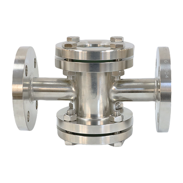 Indicador de flujo de líquido de mirilla circular de acero inoxidable