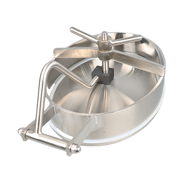 Boca de registro ovalada de la higiene de la tapa de registro del tanque de acero inoxidable de la categoría alimenticia DN400 para las bebidas de la comida
