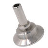 Adaptador de tubo de virola TriClamp de calidad alimentaria de acero inoxidable sanitario