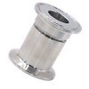 Accesorio adaptador de virola TriClamp a TriClamp de calidad alimentaria de acero inoxidable sanitario