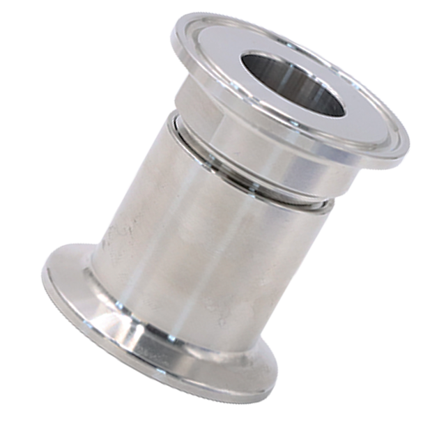 Accesorio adaptador de virola TriClamp a TriClamp de calidad alimentaria de acero inoxidable sanitario